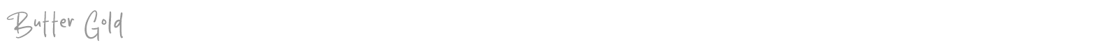 Butter Gold font preview